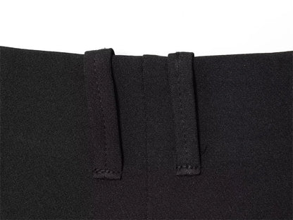 Short Alba — Noir Coupe Courte