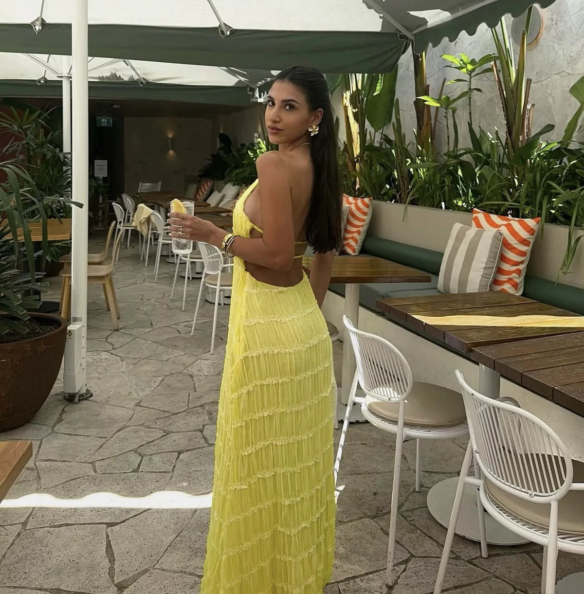 Robe Maxi Dos Nu — Col Licou