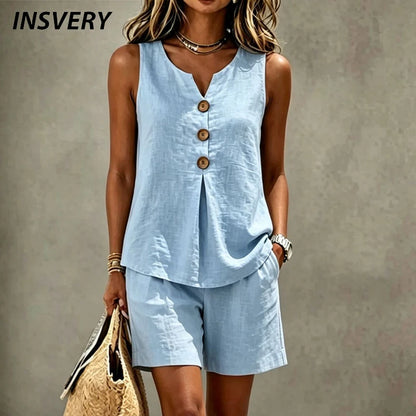 Ensemble Marina — Gilet et Short