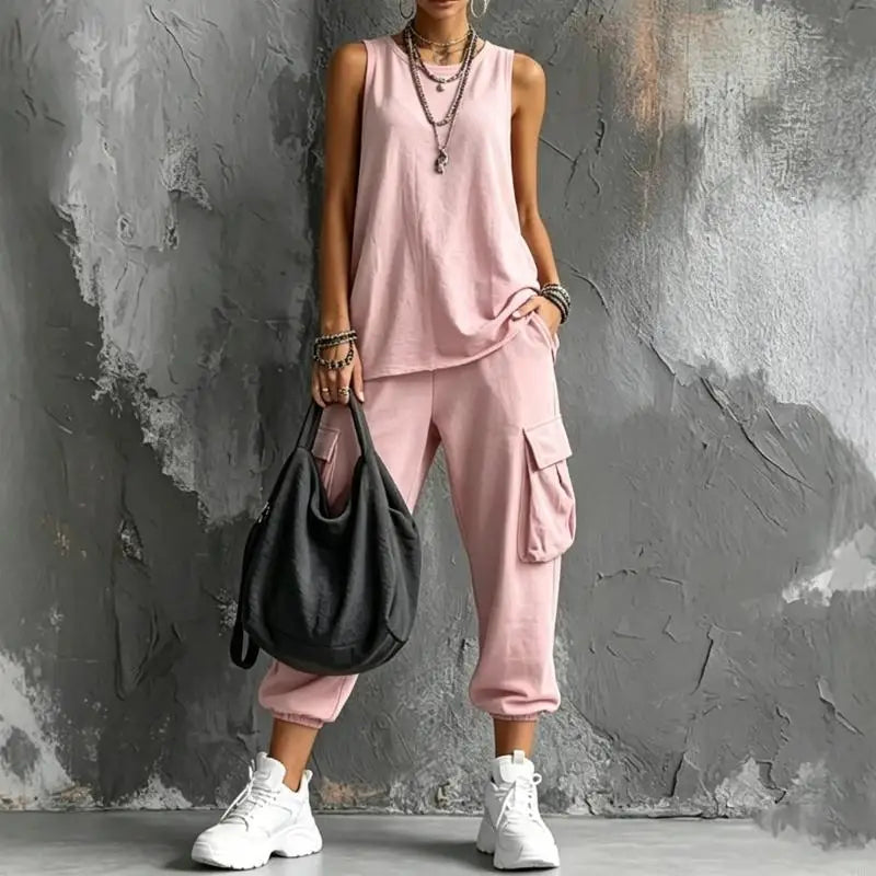Ensemble Vera — Gilet et Pantacourt Large
