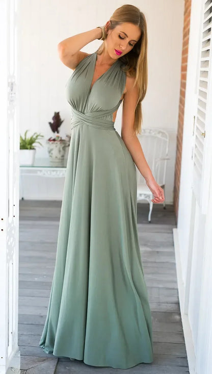 Robe Maxi Polyvalente — Col V