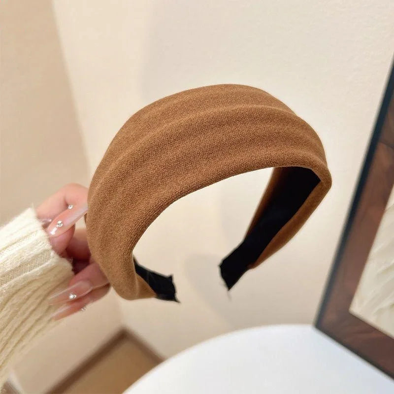Bandeau en Maille — Large et Rétro