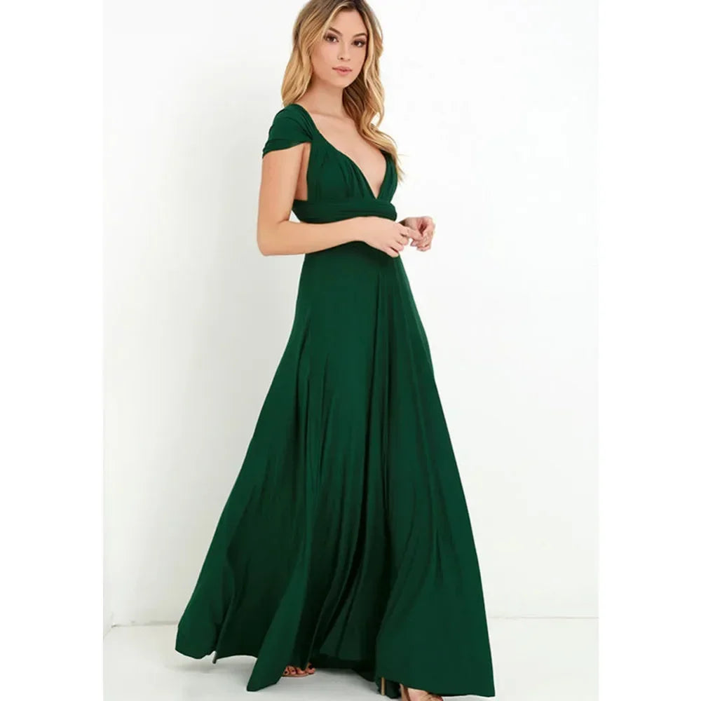 Robe Maxi Polyvalente — Col V