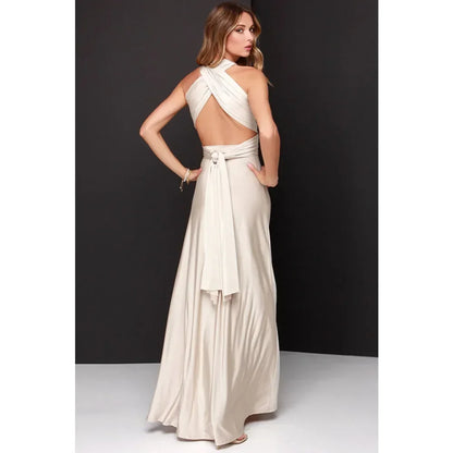 Robe Maxi Polyvalente — Col V