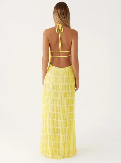 Robe Maxi Dos Nu — Col Licou