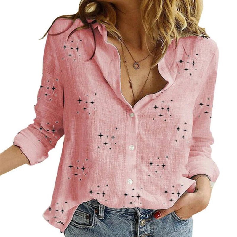 Chemise Clara — Lin et Coton à Manches Longues