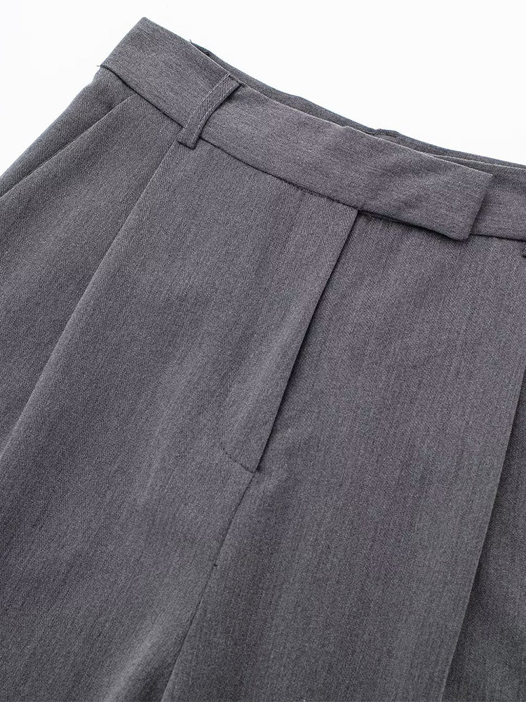 Pantalon Roma — Droit Taille Haute