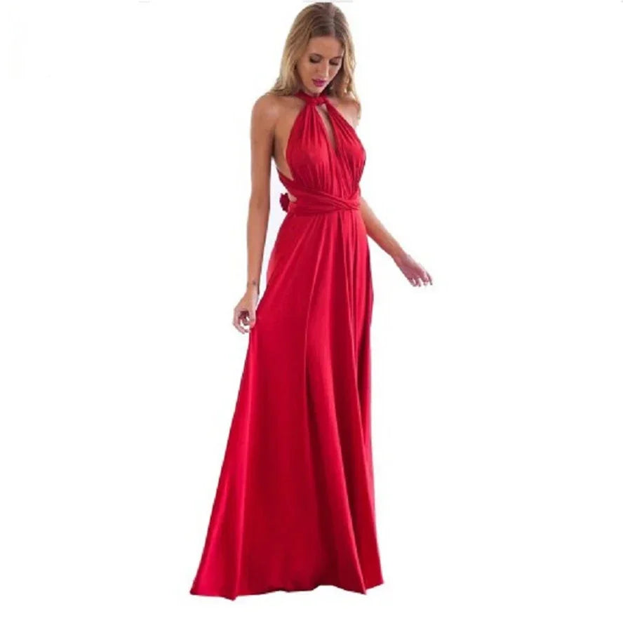 Robe Maxi Polyvalente — Col V