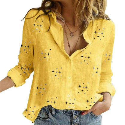 Chemise Clara — Lin et Coton à Manches Longues
