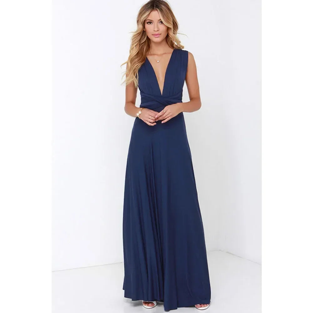 Robe Maxi Polyvalente — Col V
