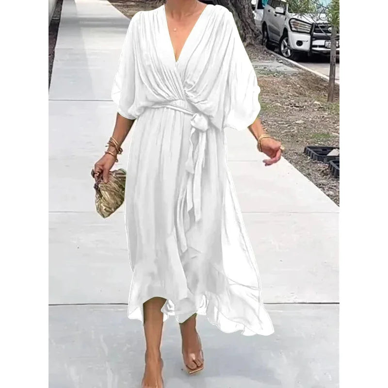 Robe Boho — Manches Chauve-Souris