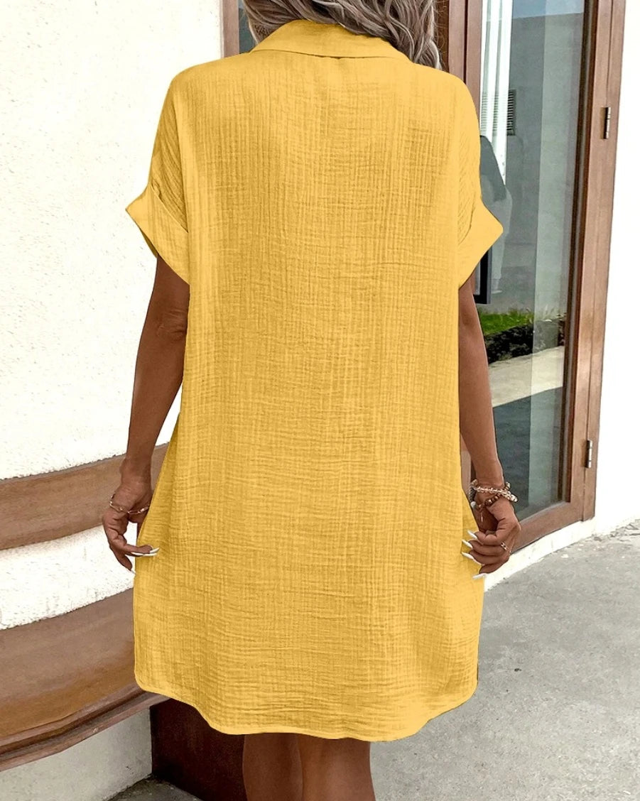 Robe Mini Vintage — Manches 3/4