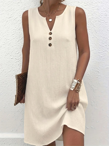 Robe Alba — Sans Manches, Grande Taille