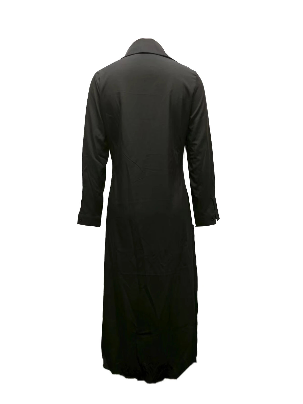 Robe-Chemise Longue — Fente Latérale