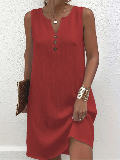 Robe Alba — Sans Manches, Grande Taille