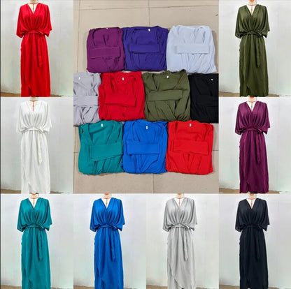 Robe Boho — Manches Chauve-Souris