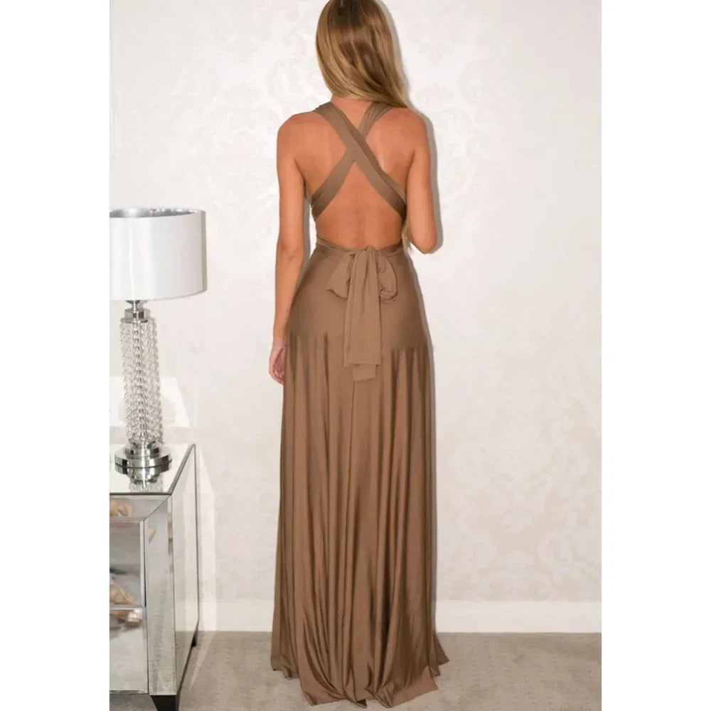 Robe Maxi Polyvalente — Col V