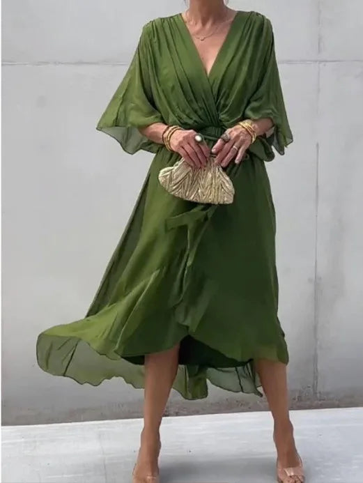 Robe Boho — Manches Chauve-Souris