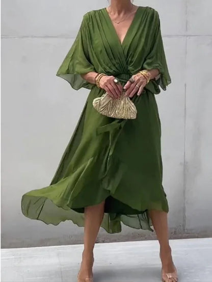 Robe Boho — Manches Chauve-Souris