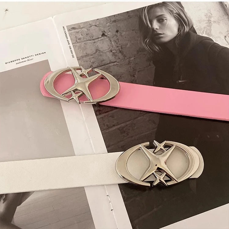 Ceinture Y2K — Similicuir pour Jean