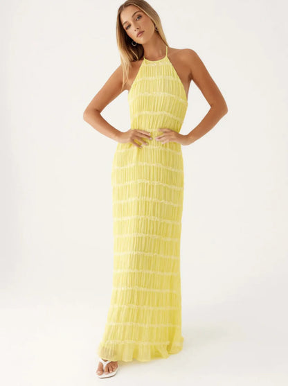 Robe Maxi Dos Nu — Col Licou
