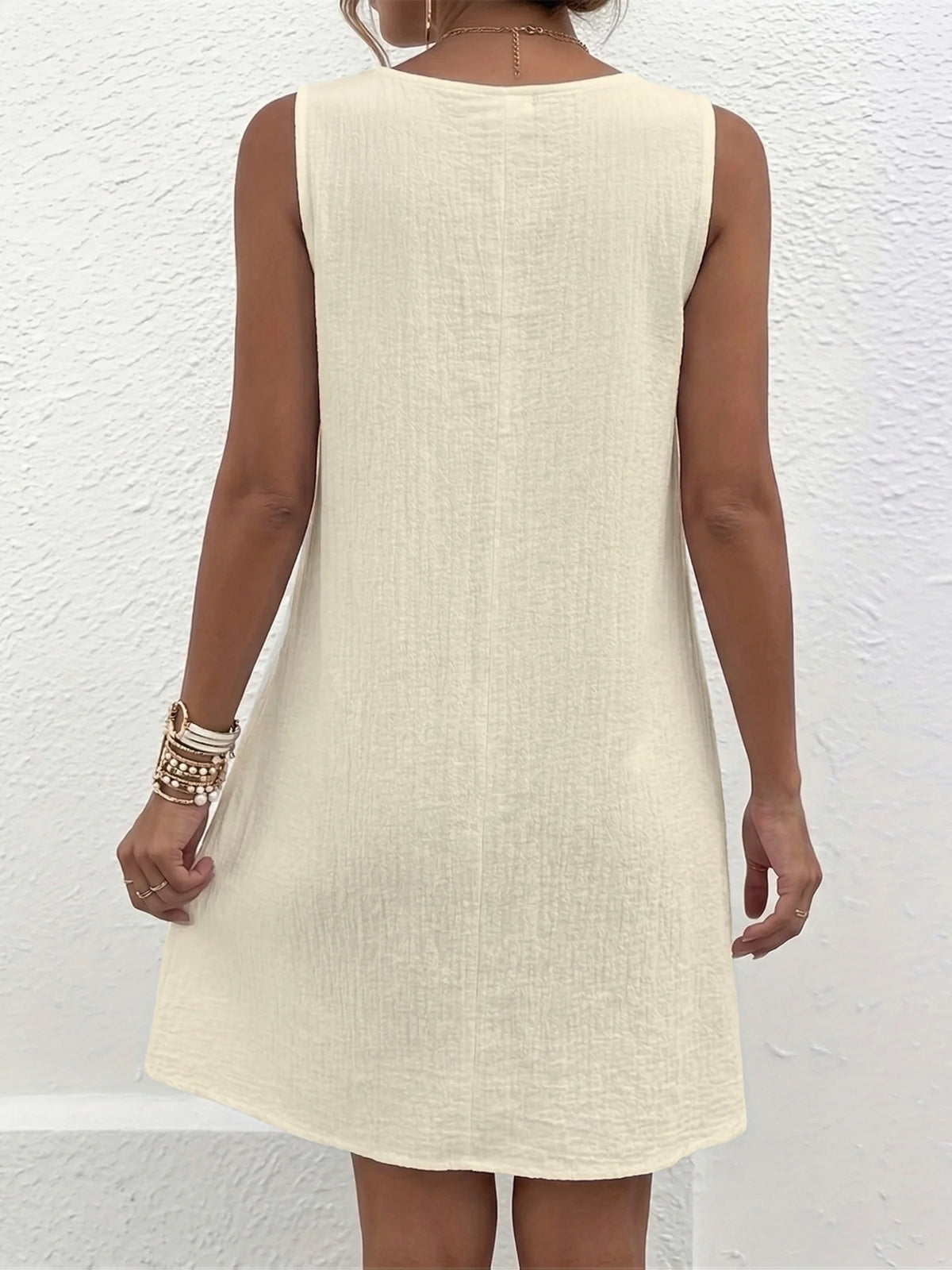 Robe Alba — Sans Manches, Grande Taille