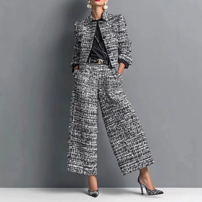 Ensemble Lucía — Veste Cintrée et Pantalon Large