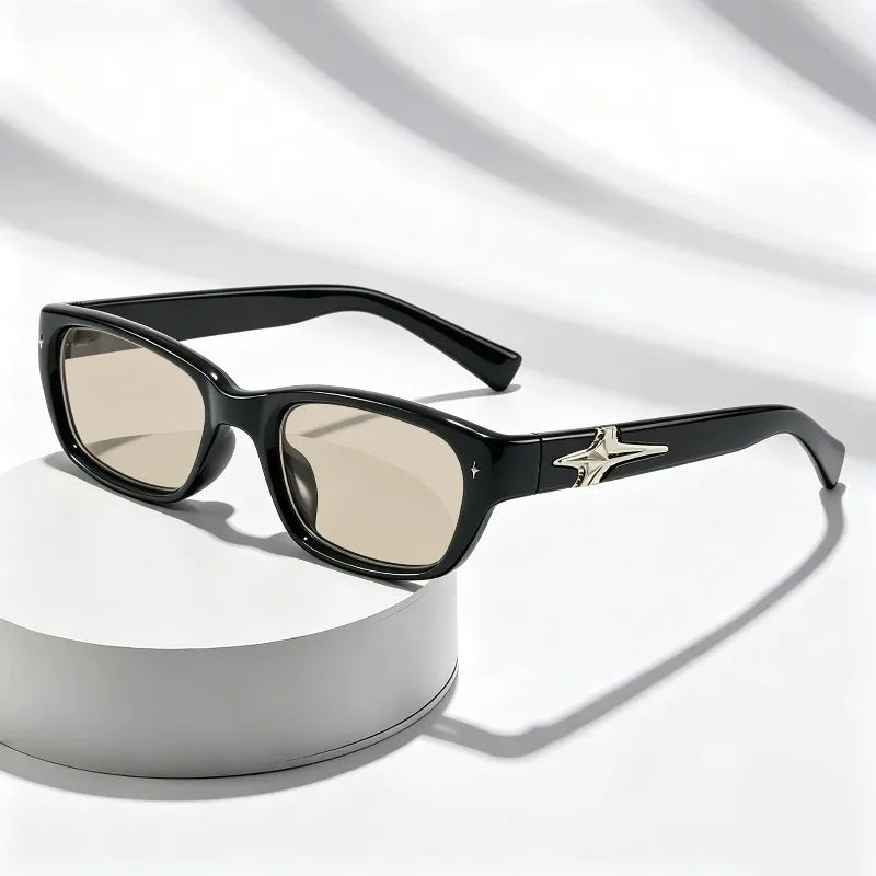 Lunettes de Soleil Carrées — Style Y2K