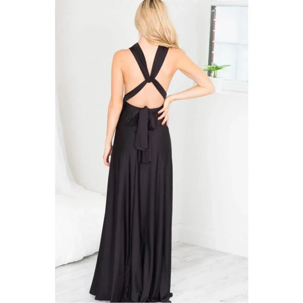 Robe Maxi Polyvalente — Col V