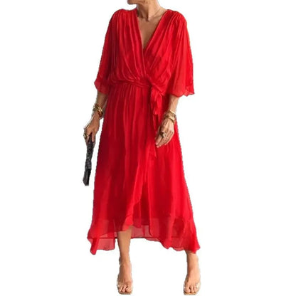 Robe Boho — Manches Chauve-Souris