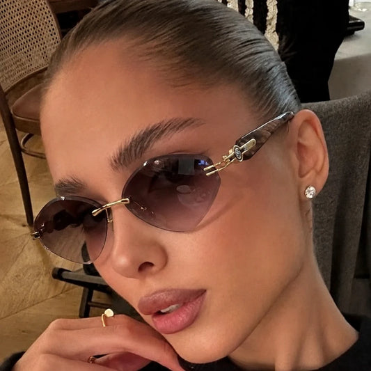 Lunettes de Soleil Hexagonales — Sans Monture