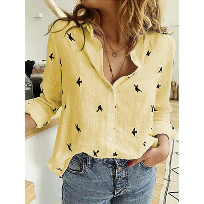 Chemise Clara — Lin et Coton à Manches Longues