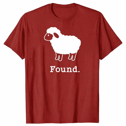 T-shirt Foi — Motif Agneau Minimaliste