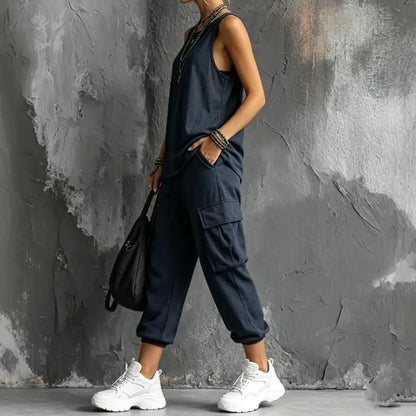 Ensemble Vera — Gilet et Pantacourt Large
