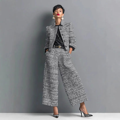 Ensemble Lucía — Veste Cintrée et Pantalon Large