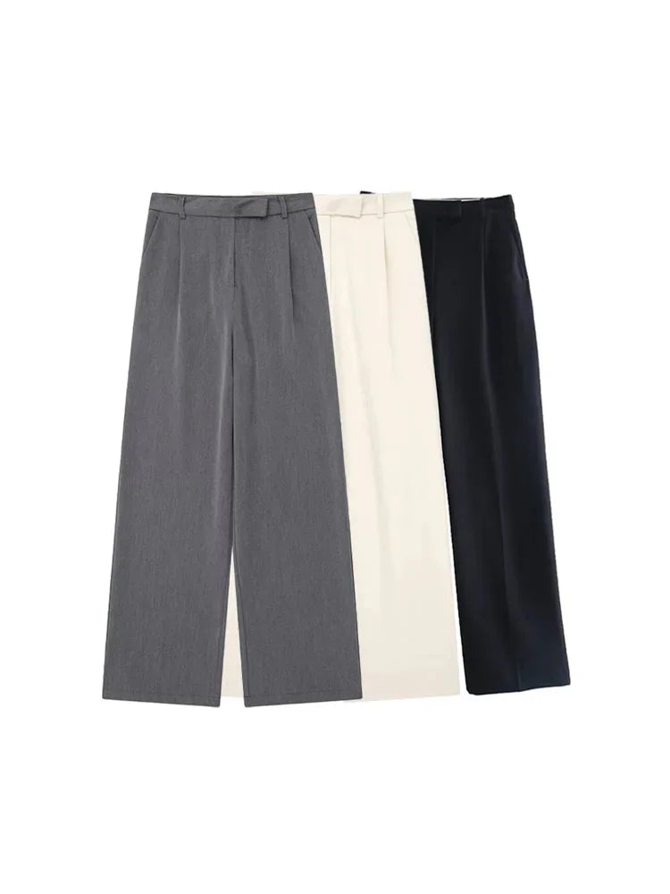 Pantalon Roma — Droit Taille Haute