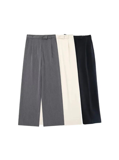 Pantalon Roma — Droit Taille Haute
