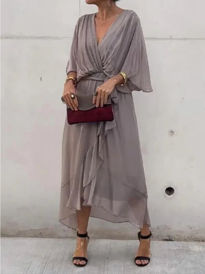 Robe Boho — Manches Chauve-Souris