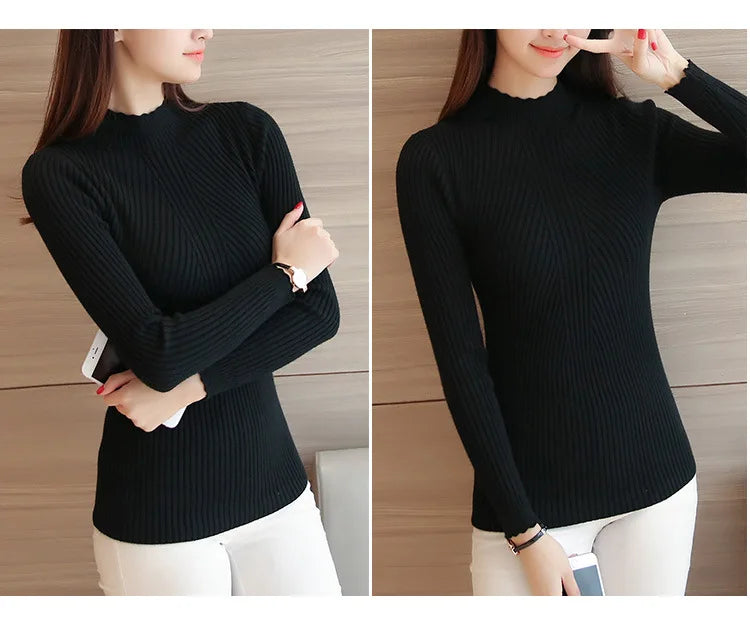 Pull Elisa — Maille à Col Montant