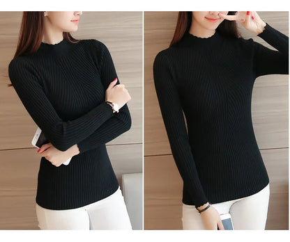 Pull Elisa — Maille à Col Montant