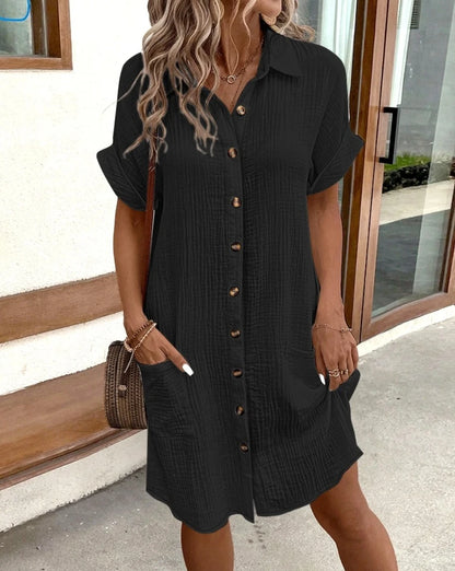 Robe Mini Vintage — Manches 3/4