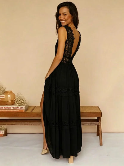 Robe Longue Élégante — Dentelle