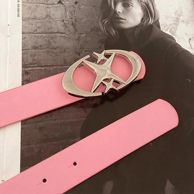 Ceinture Y2K — Similicuir pour Jean