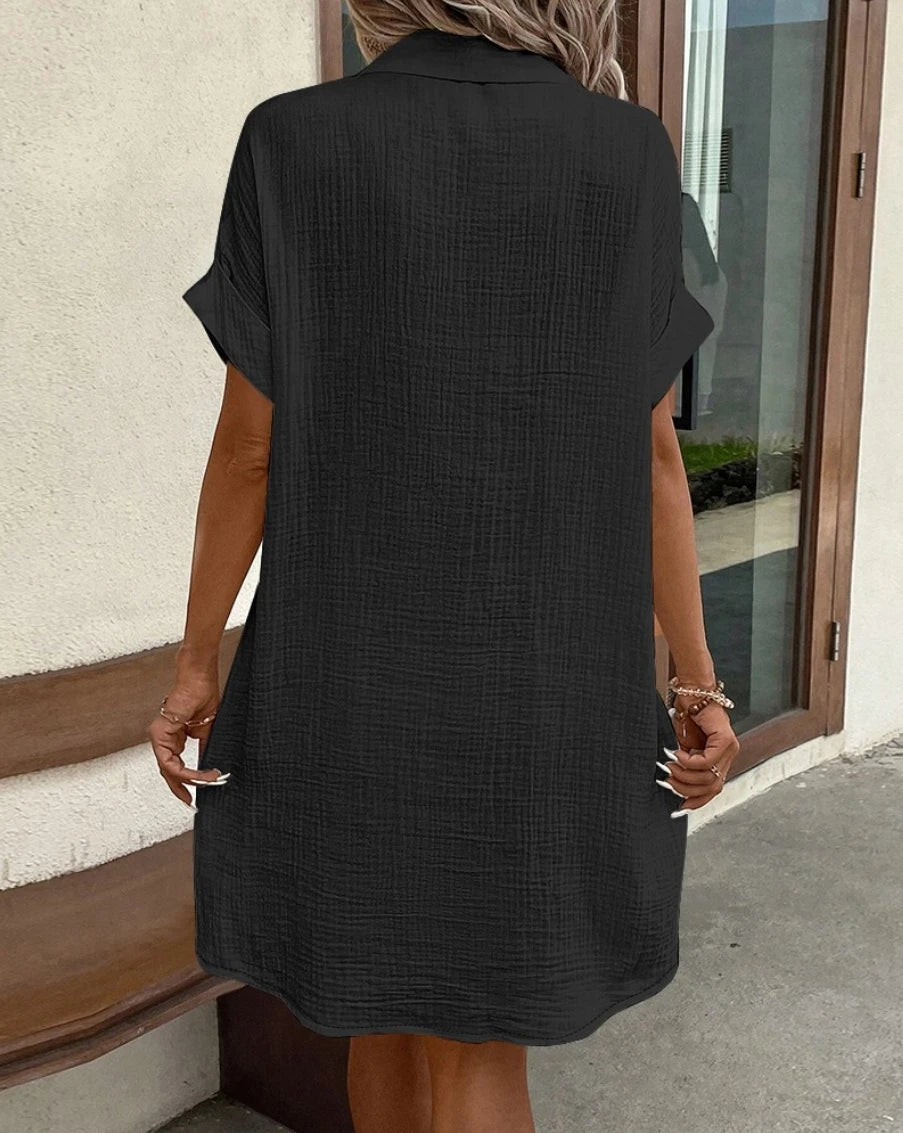 Robe Mini Vintage — Manches 3/4