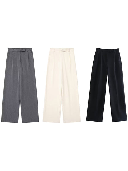 Pantalon Roma — Droit Taille Haute