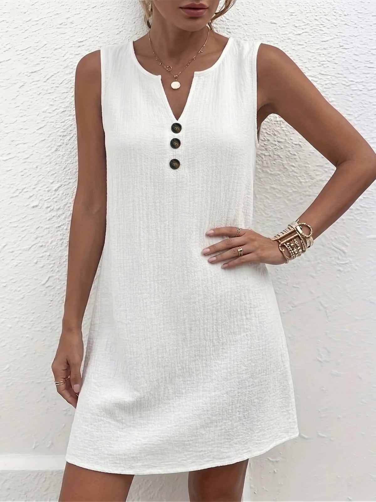 Robe Alba — Sans Manches, Grande Taille