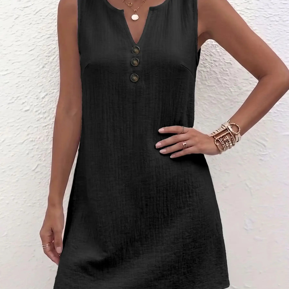 Robe Alba — Sans Manches, Grande Taille