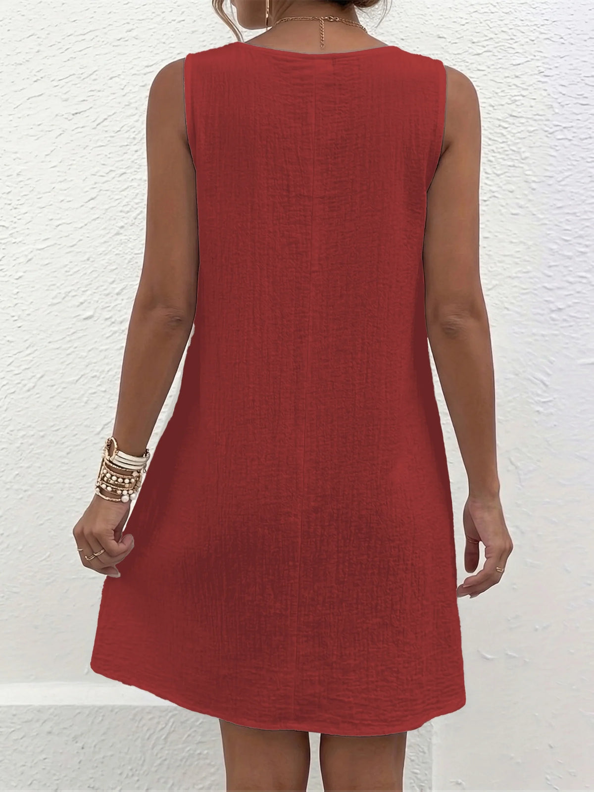 Robe Alba — Sans Manches, Grande Taille