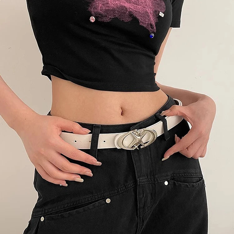Ceinture Y2K — Similicuir pour Jean