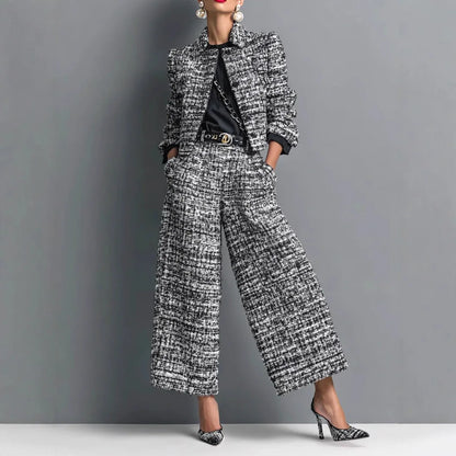 Ensemble Lucía — Veste Cintrée et Pantalon Large